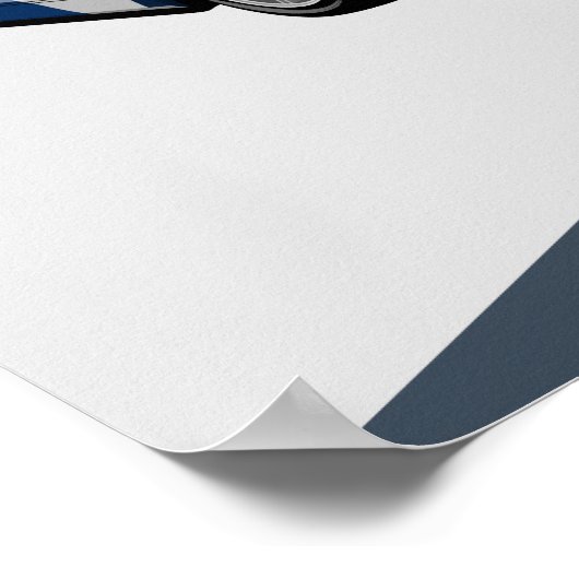 2005 M3 Rennwagen Poster (Ecke)