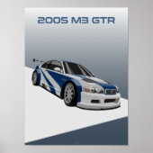 2005 M3 Rennwagen Poster (Vorne)