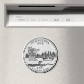 2005 Minnesota Staat Quarter Magnet (In Situ (Geschirrspüler))