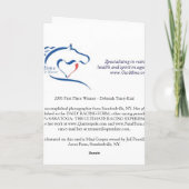 2005 OMRH Weihnachtskarten-Foto-erster Feiertagskarte (Rückseite)