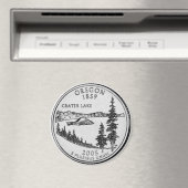 2005 Oregon Staat Quarter Magnet (In Situ (Geschirrspüler))