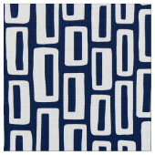 2005 - White on Dark Blue 001744 Stoff (Nahaufnahme)