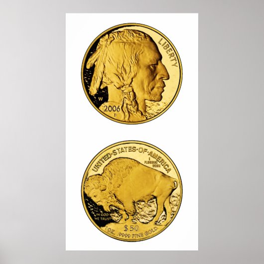 2006 American Buffalo Proof Gold Bullion Coin Poster (Vorne)