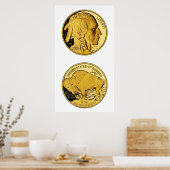 2006 American Buffalo Proof Gold Bullion Coin Poster (Küche)