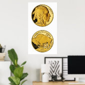 2006 American Buffalo Proof Gold Bullion Coin Poster (Heimbüro)