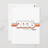 2006 Die Geburt von Legenden Postkarte (Vorne/Hinten)