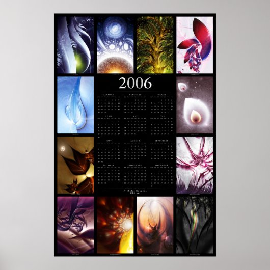 2006 Fraktal-Kalender Poster (Vorne)