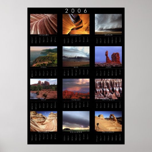 2006 Landscape Calendar Poster (Vorne)