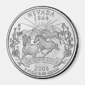 2006 Nevada Staat Quarter Magnet (Vorne)