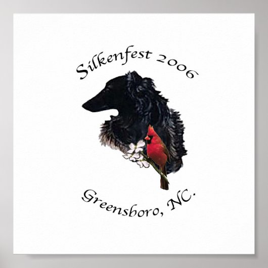 2006 Silkenfest Logo Bobbie Deis Poster/Druck Poster (Vorne)