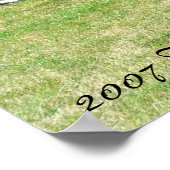 2007 Deep Blue Pontiac Solstice GXP Picture Poster (Ecke)