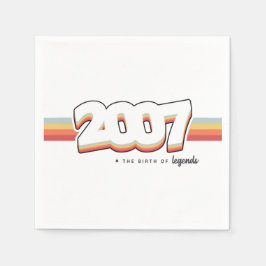 2007 Die Geburt von Legenden Serviette