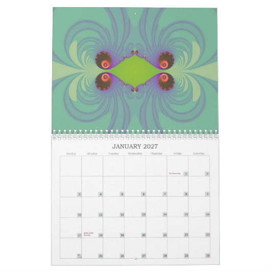 2007 Kalender-Digital-Kunst durch Bill… Kalender (Jan 2027)