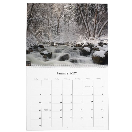 2007 landschaftlicher Kalender (Jan 2027)