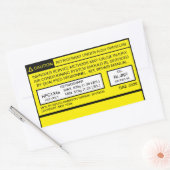 2007 Tacoma A/C Klimaanlage Decal Rechteckiger Aufkleber (Umschlag)