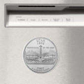 2007 Utah Staat Quarter Magnet (In Situ (Geschirrspüler))