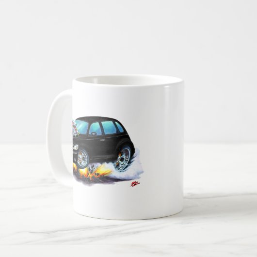 2008-10 Pint-Kreuzer-Schwarz-Auto Kaffeetasse (Vorderseite Links)