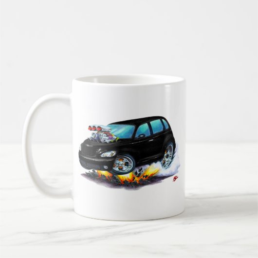 2008-10 Pint-Kreuzer-Schwarz-Auto Kaffeetasse (Links)