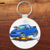 2008-10 PT Cruiser Blue Cabrio Schlüsselanhänger (Vorderseite)