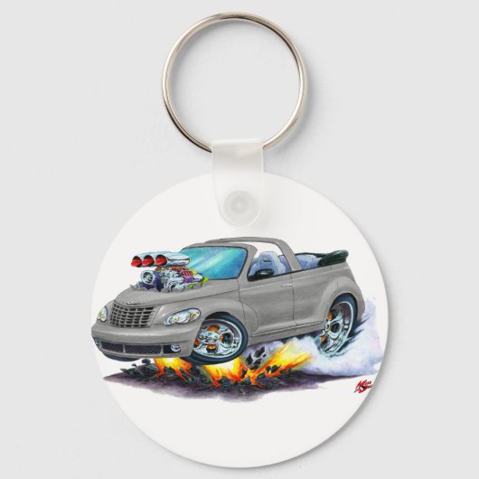 2008-10 PT Cruiser Gray Convertible Schlüsselanhänger (Vorderseite)