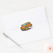 2008-10 PT Cruiser Orange Car Runder Aufkleber (Umschlag)