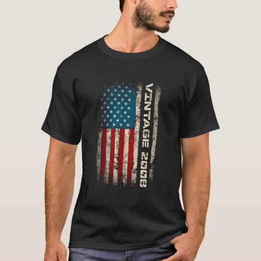 2008 15. 15 US-Flagge T-Shirt (Vorderseite)