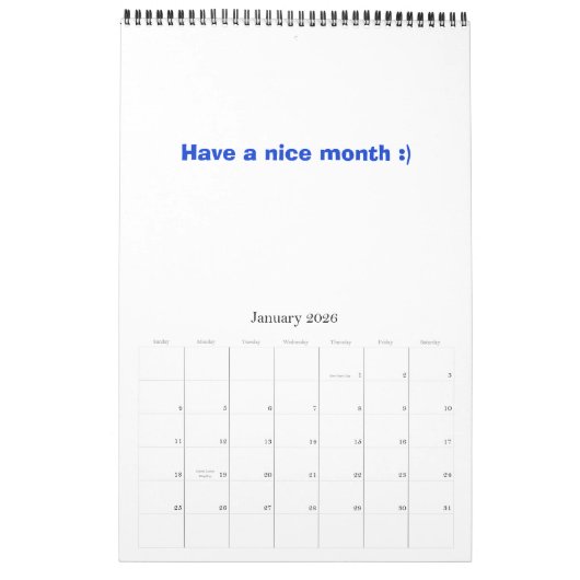 2008, Calander, A, Simple Kalender (Jan 2026)