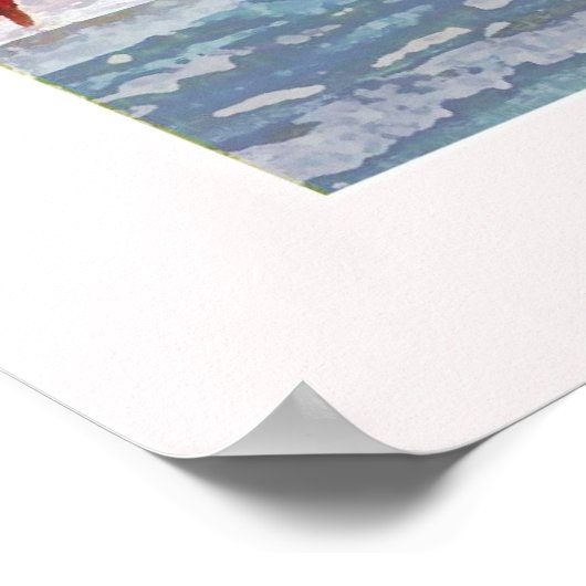 2008 Carpinteria Beach Poster (Ecke)