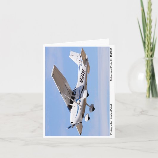 2008 Cessna 172 Skyhawk SP Foto Note Card #2 Karte (Vorderseite)