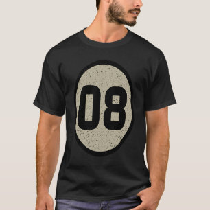 2008 Geburtstag Retro Science Nerd Geek Meilenstei T-Shirt