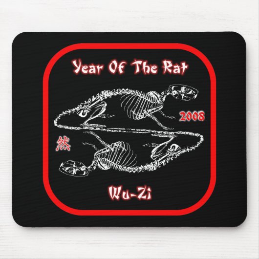 2008-jährig von der Ratte Mousepad (Vorne)