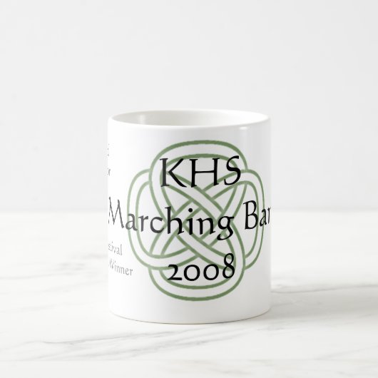 2008 marschierendes Band-GedenkTasse Kaffeetasse (Mittel)