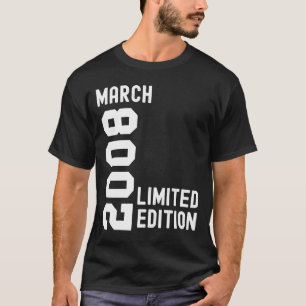 2008 März Happy Birthday Party T-Shirt