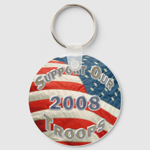 2008 Support Our Troops Keychain Schlüsselanhänger