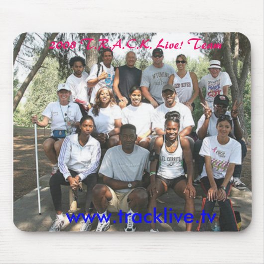 2008 T.R.A.C.K. leben! Team-Mausunterlage Mousepad (Vorne)