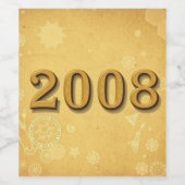2008 Weinlabels Weinetikett (Einzelnes Label)