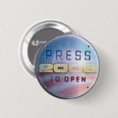 2008OBAMAPRESS BUTTON (Vorne & Hinten)