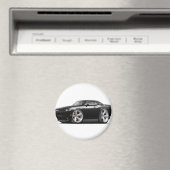 2009-11 Challenger RT Black-White Car Magnet (In Situ (Geschirrspüler))