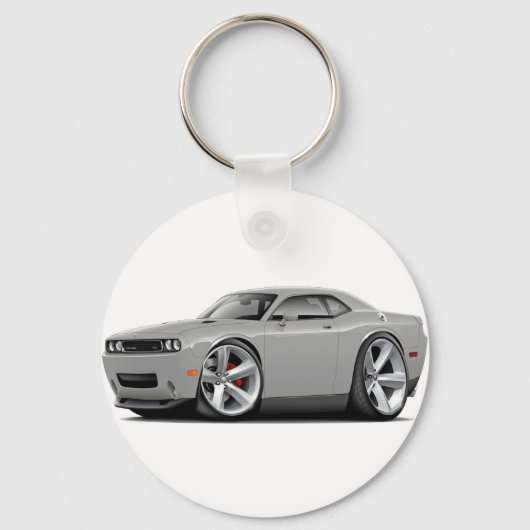 2009-11 Challenger RT Silber Car Schlüsselanhänger (Vorderseite)