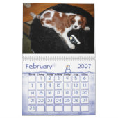 2009-2010 unbekümmerter Königcharles Kalender (Feb 2027)