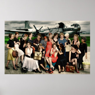 2009 Atomic Bombshells Team Foto Poster
