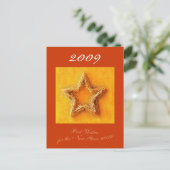 2009 - Beste Wünsche für... -Postkarte Postkarte (Stehend Vorderseite)