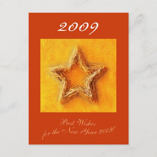 2009 - Beste Wünsche für... -Postkarte Postkarte (Vorderseite)