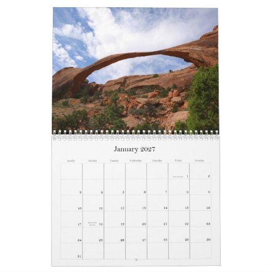 2009 Bogen-Nationalpark-Kalender Kalender (Jan 2027)