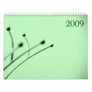 2009 durch wenig graues Pixel Kalender