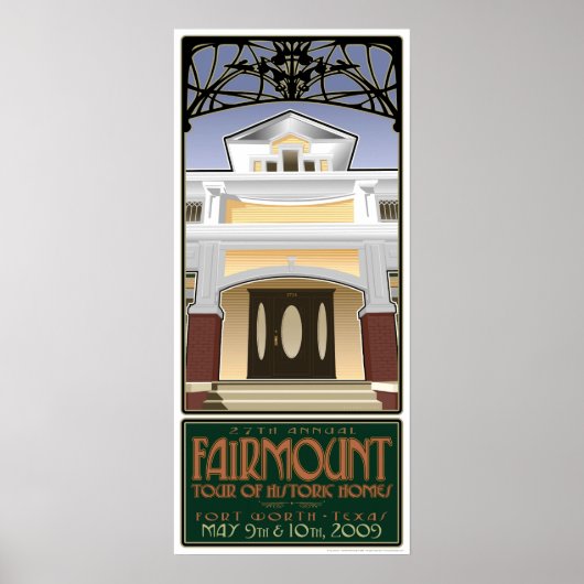 2009 Fairmount Zuhause Tour Poster (Vorne)