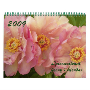 2009 Internationaler Peonkalender - Maßgeschneide Kalender