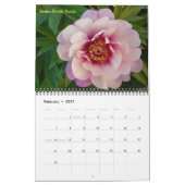 2009 Internationaler Peonkalender - Maßgeschneider Kalender (Feb 2027)