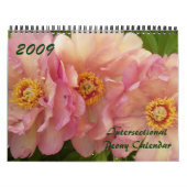 2009 Internationaler Peonkalender - Maßgeschneider Kalender (Titelbild)