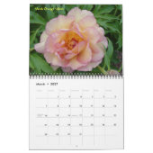 2009 Internationaler Peonkalender - Maßgeschneider Kalender (Mär 2027)